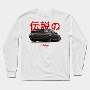 Skyline R32 GTR black Long Sleeve T-Shirt